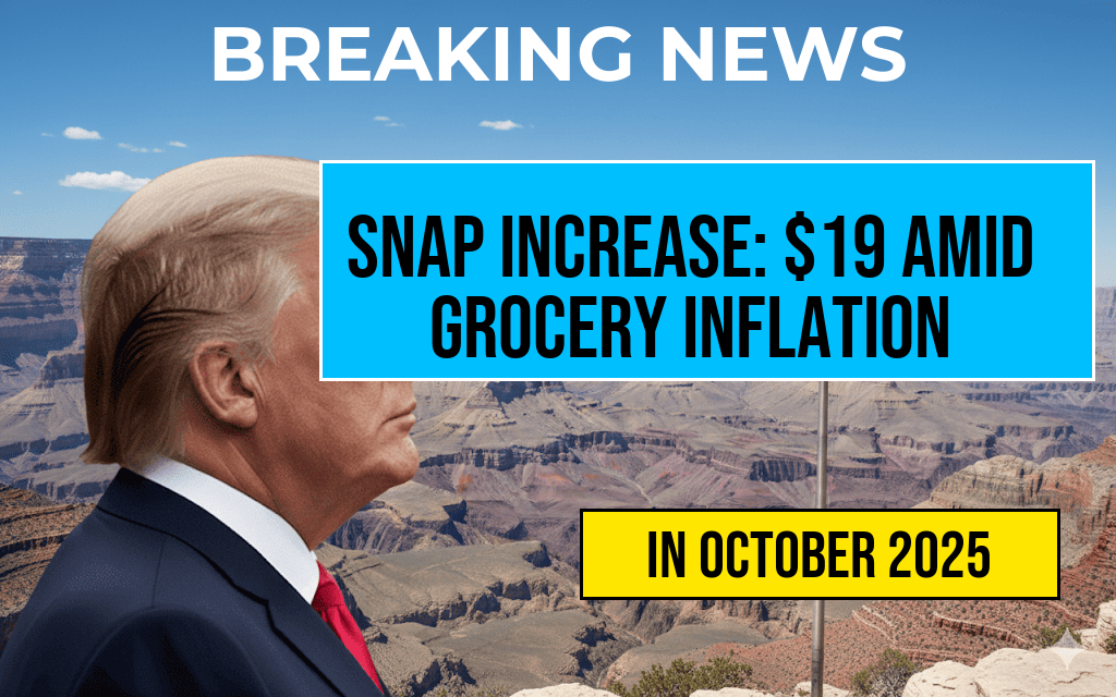 Monthly SNAP Increase of $19 Versus Grocery Inflation: A Shift from $975 to $994
